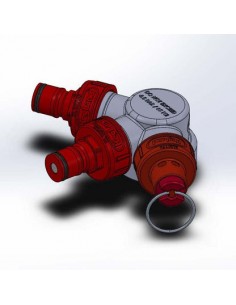 Glava za točenje sodov - set ( silikonski komolec, cev,... 2