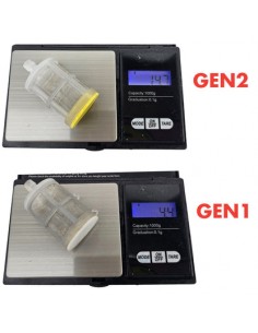 Yellow Weighted Floating Dip Tube Filter - Gen2 2