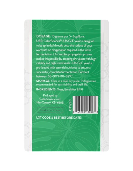 CellarScience® JUNGLE suhi kvasac 15g | Specialty Ale | Premium kvasac
