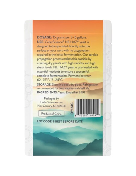CellarScience® NE HAZY Dry Yeast 15g | New England Ale | Premium Beer Yeast