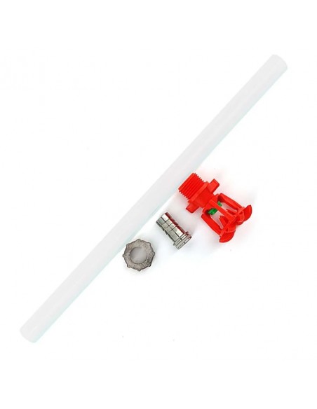 Low Volume CIP Spinning Spray Rotor (stainless swivel nut and barb )