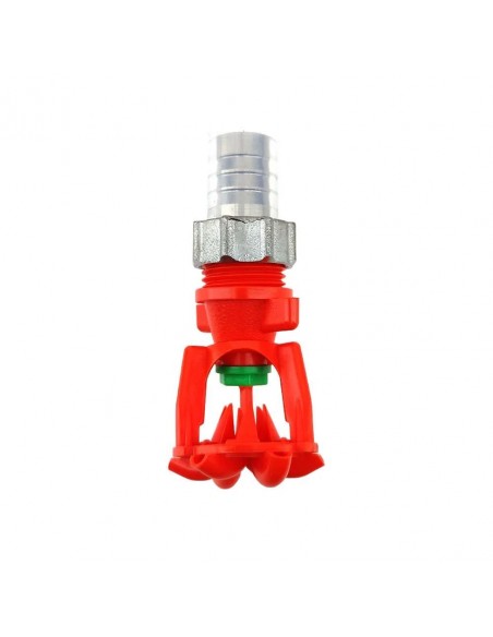 Low Volume CIP Spinning Spray Rotor (stainless swivel nut and barb )